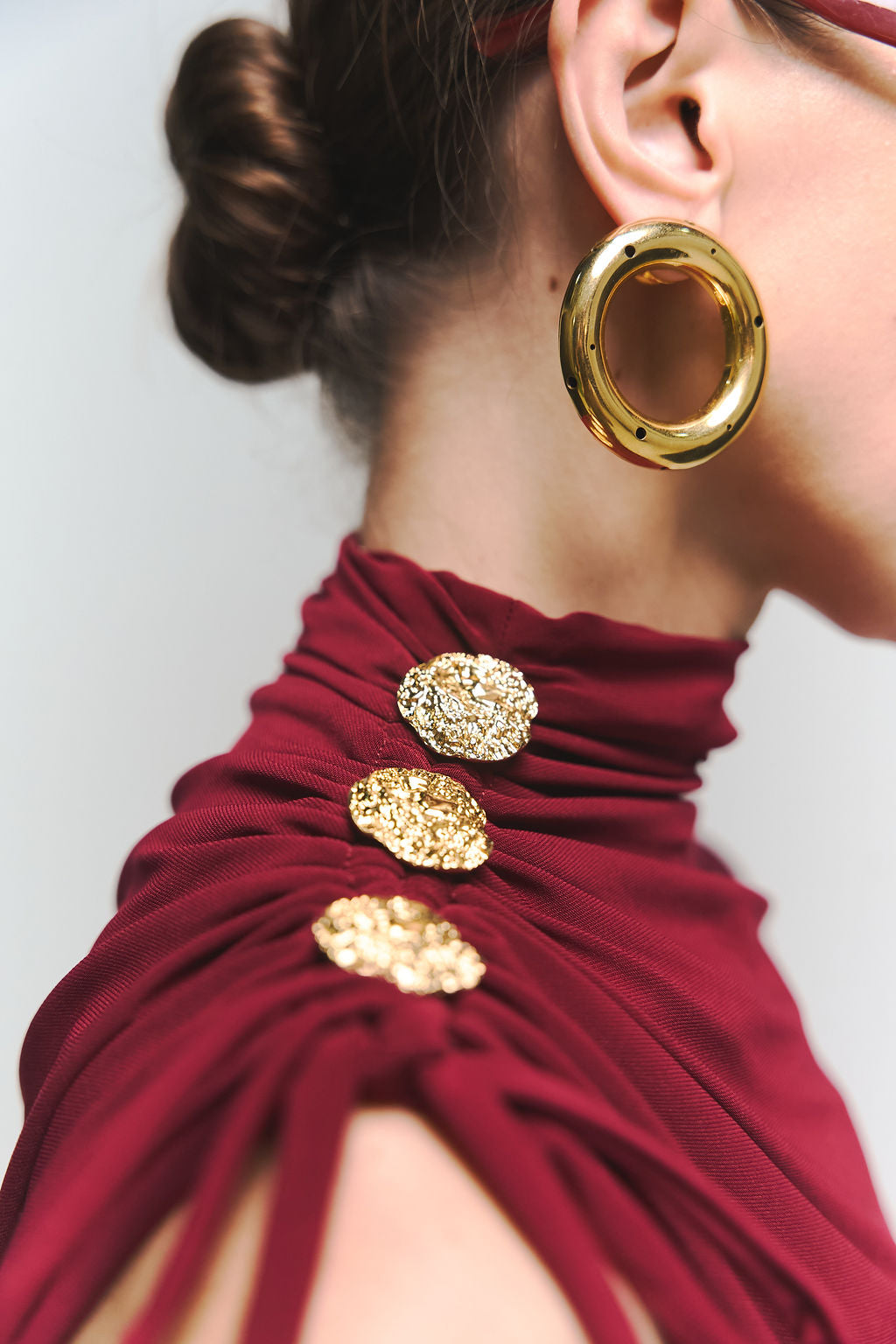 Ella Burgundy Top