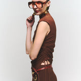 Ella Chocolate Top