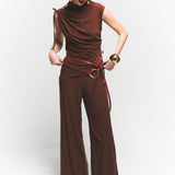 Ella Chocolate Trousers