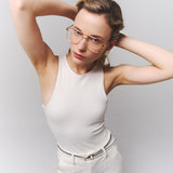 Ivory Halter Bodysuit