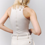 Ivory Halter Bodysuit