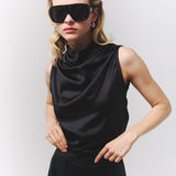 Black Giannina Blouse