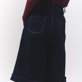 Denim Flare Bermuda
